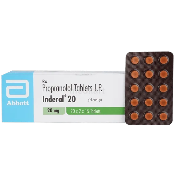 inderal 20mg tablet 15's